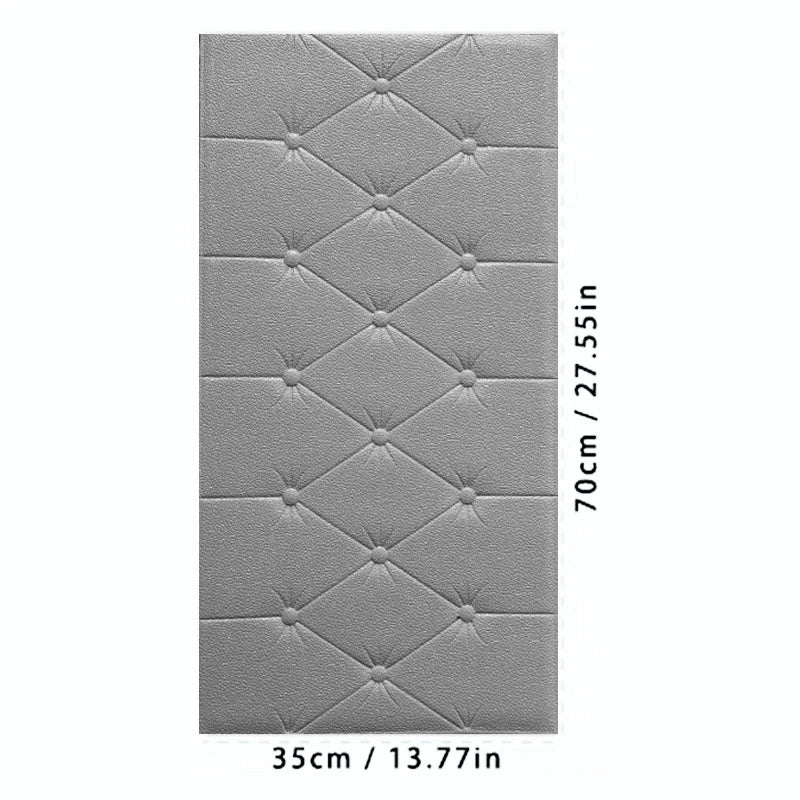 Thickened self-adhesive 3D wall sticker wallpaper anti-collision wall pad children's bedroom living room soft foam pad