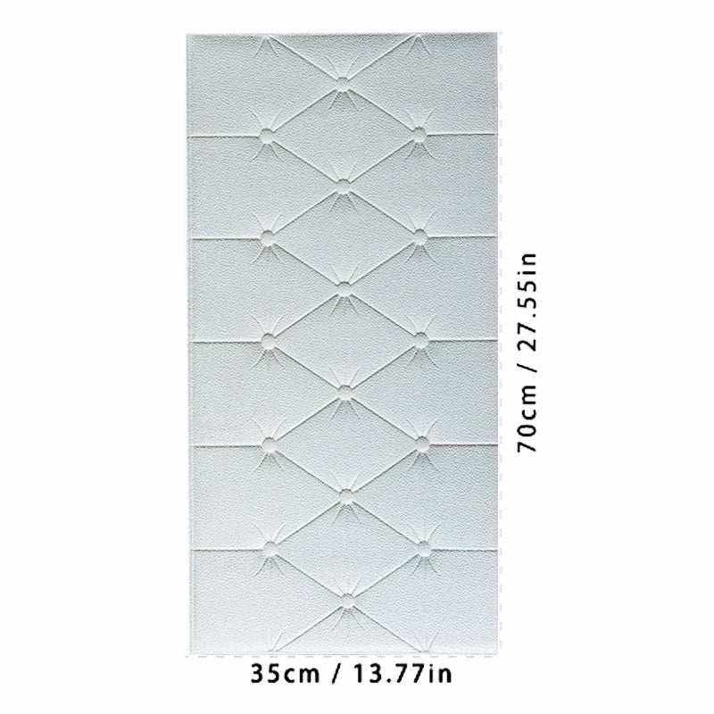Thickened self-adhesive 3D wall sticker wallpaper  anti-collision wall pad children's bedroom living room soft foam pad