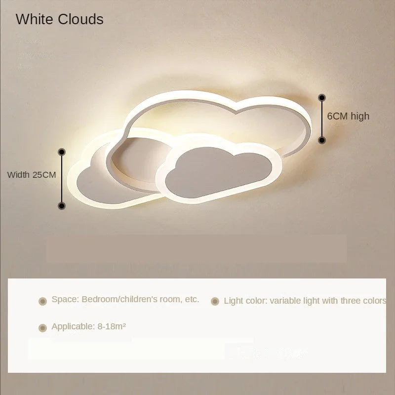 Cloud Ceiling Light Bedroom Living Room Kids Children Modern Led Decoration Lamp Kitchen Decor Lustres Chandeliers Novelty Home