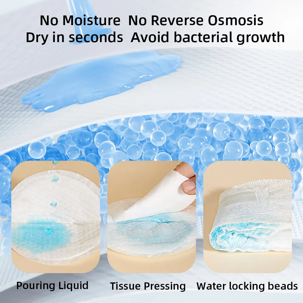 SUNVENO 60/100pcs Disposable Nursing Pads,Breast Pads for Breastfeeding,Thin,Absorbent,Breastfeeding Essentials