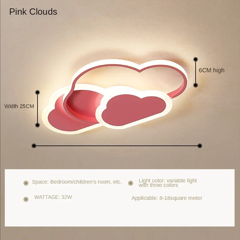 Cloud Ceiling Light Bedroom Living Room Kids Children Modern Led Decoration Lamp Kitchen Decor Lustres Chandeliers Novelty Home