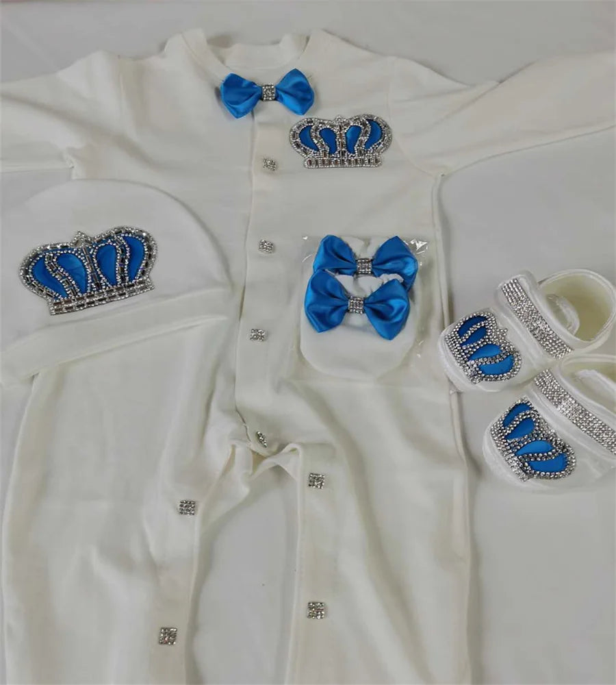 Newborn Baby Boy Outfits Set Kids Clothing Real Cotton Infant Care Products Body Suit Shirt Pants Hat 5 Pieces Origin Turkey