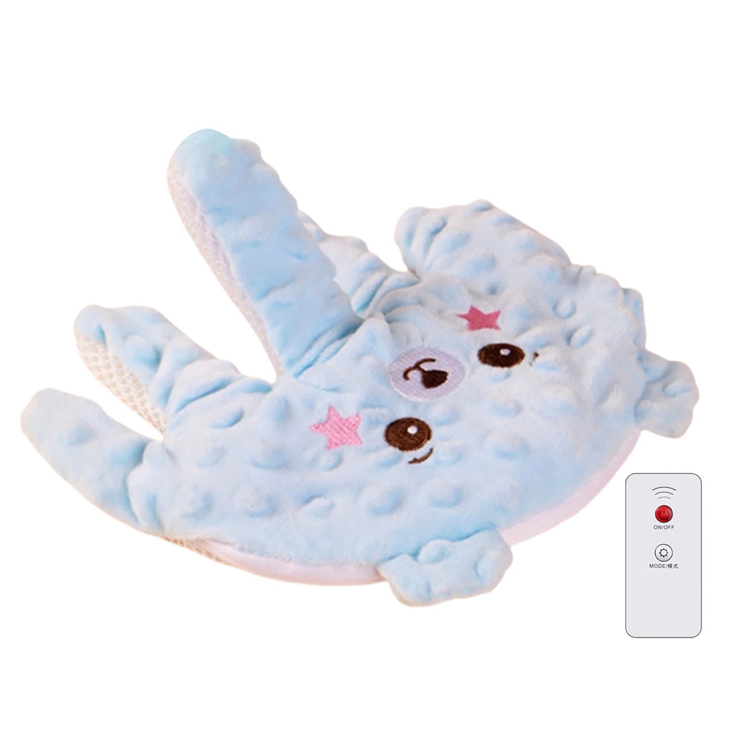 Patting Pillow Soother Silent Scientific Comfort Solution Plush Figure Soothing Device for Parents Adults Home Travel