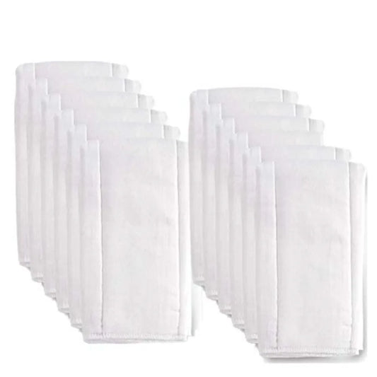 6 Ply Cloth Diapers Burp Cloth Thick Washable Absorbent Cotton Diaper for Babies and Toddlers Multi-Use 6/10/12 Count