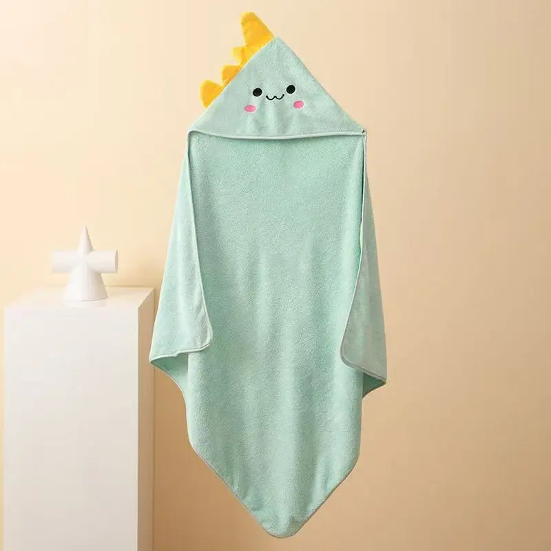 Multifunctional Baby Bath Towel with Animal Design, Baby Bath Towel, Animal-Shaped Baby Blanket, Absorbent, Quick-Drying, Soft and Skin-Friendly, Suitable for Bathing and Swimming for Children Aged 0-3, Baby Holiday Gift