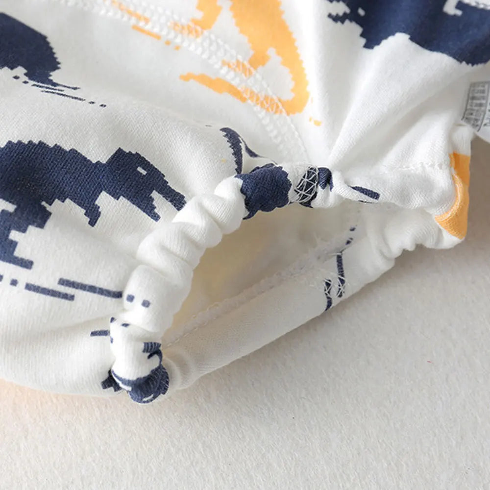 8pcs/6pcs Washable Baby Potty Training Pants Reusable Toilet Trainer Panty Reusable Cloth Diaper Nappy Changing Underwear Briefs