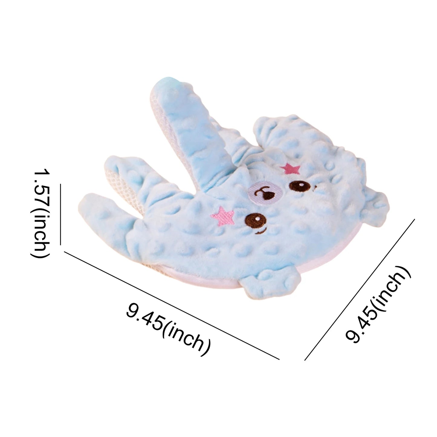 Patting Pillow Soother Silent Scientific Comfort Solution Plush Figure Soothing Device for Parents Adults Home Travel