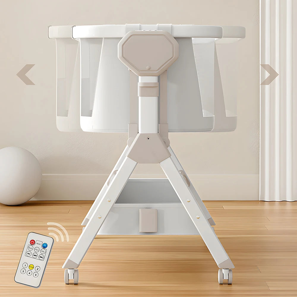 Electric Rocking Bassinet Baby Bassinet Newborn Bedside Sleeper for Infant Travel Co-Sleeper