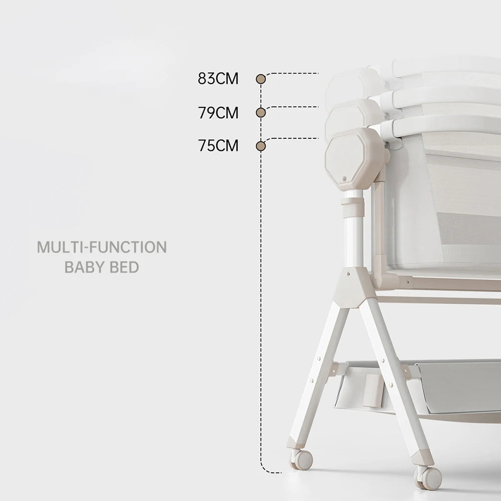 Electric Rocking Bassinet Baby Bassinet Newborn Bedside Sleeper for Infant Travel Co-Sleeper