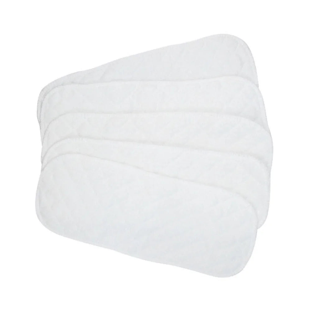 5pcs Cotton Cloth Diapers for Children Breathable Baby Reusable Washable Ecological Nappies Inserts Diapers