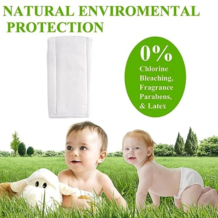 6 Ply Cloth Diapers Burp Cloth Thick Washable Absorbent Cotton Diaper for Babies and Toddlers Multi-Use 6/10/12 Count