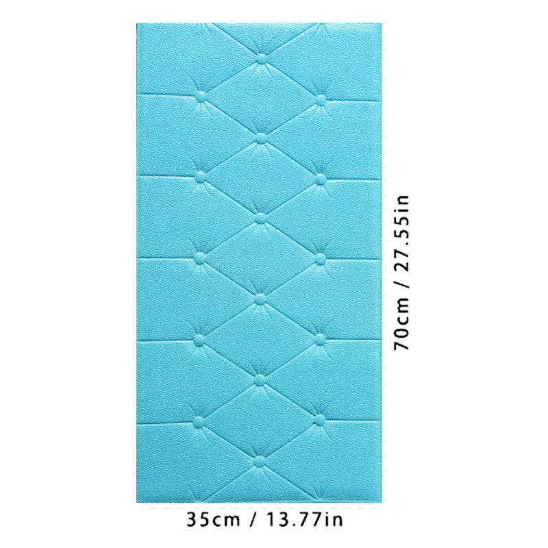 Thickened self-adhesive 3D wall sticker wallpaper  anti-collision wall pad children's bedroom living room soft foam pad