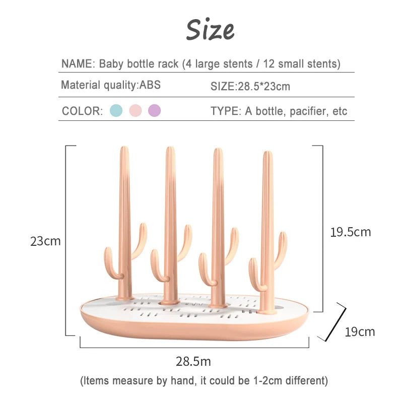 Baby Bottle Drying Rack Dryer Baby Bottle Drain Drying Racks Baby Milk Bottles Cleaning Dryer Drainer Storage