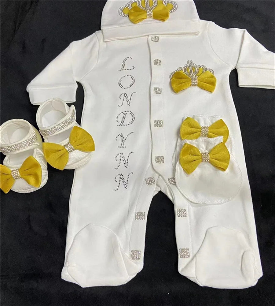 Newborn Baby Boy Outfits Set Kids Clothing Real Cotton Infant Care Products Body Suit Shirt Pants Hat 5 Pieces Origin Turkey